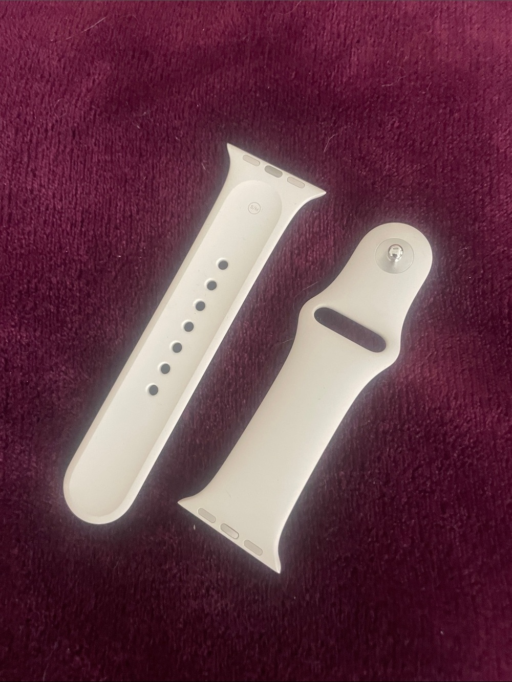 Silicone Sport Watch Band - cream